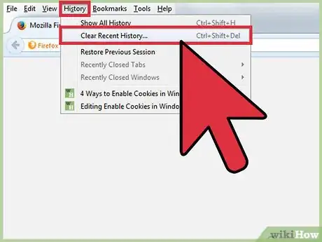 Image titled Clear Cookies and Cache in Firefox Step 2
