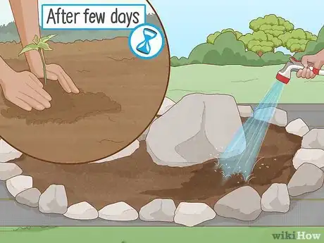 Image titled Build a Rock Garden with Weed Prevention Step 9