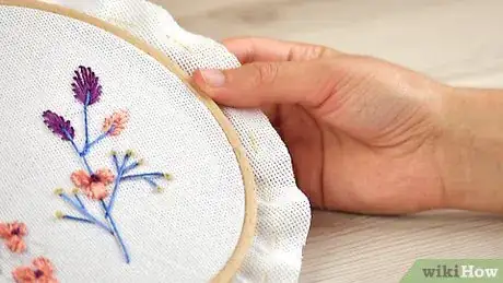 Image titled Put Cross Stitch in a Hoop Step 10