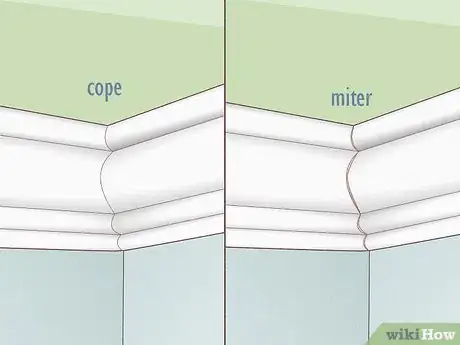 Image titled Cope Crown Molding Step 2