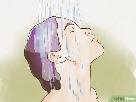 Image titled Temporarily Colour Your Hair Purple at Minimal Cost Step 7