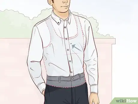 Image titled Hide a Hole in a Shirt Step 2