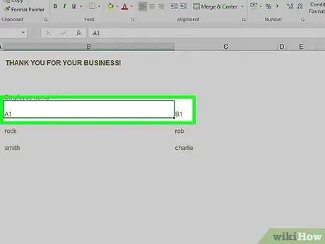 Image titled Make a Spreadsheet Step 7