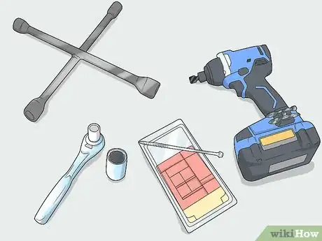 Image titled Remove Lug Nuts and Tires Step 1