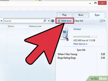 Image titled Put Music Into a Gogear Vibe Step 7