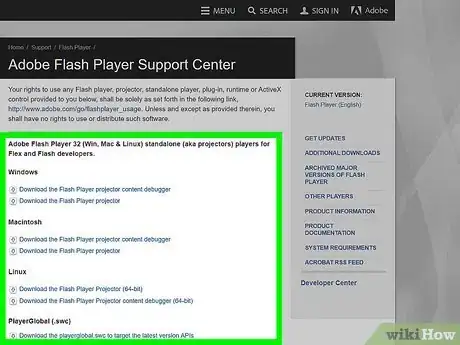 Image titled Install Adobe Flash Player Step 2