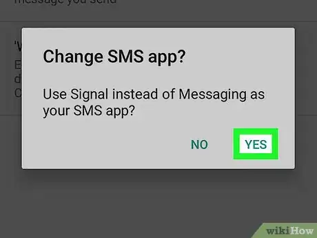 Image titled Make Signal Your Default Text Messaging App Step 6