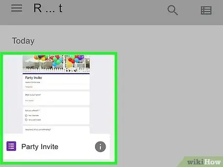 Image titled View Google Form Responses on iPhone or iPad Step 4