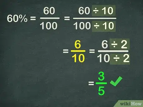 Image titled Convert a Percentage to a Fraction Step 7