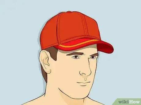 Image titled Wear a Hat with Medium Hair Guys Step 1