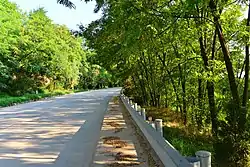 China National Highway 210 in Luochuan