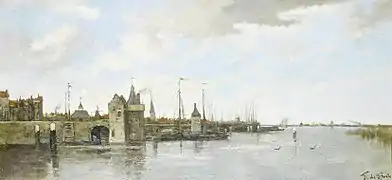 View of Kampen Harbor