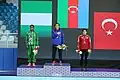 57 kg Medal ceremony