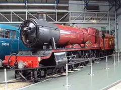 No. 5972 on static display at the National Railway Museum in August 2010.