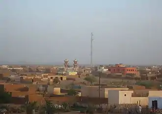 Skyline of Akjoujt