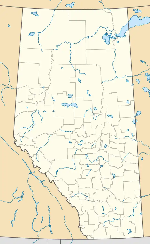 Fort Assiniboine is located in Alberta