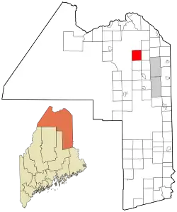 Location of Westmanland, Maine