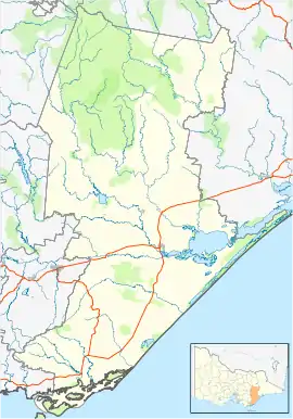 Dargo is located in Shire of Wellington
