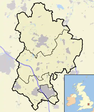 1987 Mid Bedfordshire District Council election is located in United Kingdom Bedfordshire 1974-2009