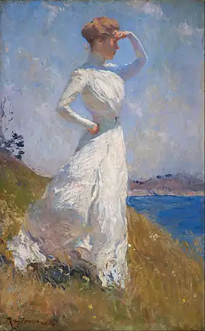Summer, portrait of countess Rita de Candia, 1909