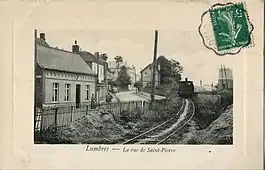 Photograph of a train near Lumbres