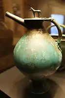 Another Italian shape adapted by Celts, Waldalgesheim chariot burial, 330-320 BC