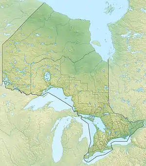 Battle of the Thames is located in Ontario