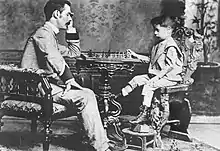 Image 17Capablanca playing chess with his father José María Capablanca in 1892 (from Culture of Cuba)