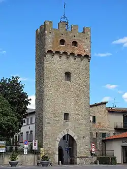 View of Castelfranco di Sopra