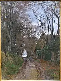"Chemin en Normandie" by Claude Monet, 1868