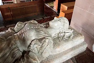 Monument to Alice Cholmondeley (detail)