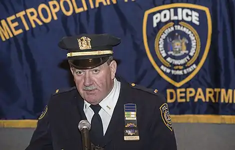 A lieutenant of the New York Metropolitan Transportation Authority Police