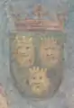 Coat of arms of Dalmatia depicted on a building fresco in Innsbruck, Austria (1495).