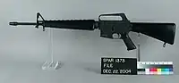 Colt ArmaLite AR-15 Model 02 without magazine and new 1 in 12-inch (300&nbsp;mm) rifling twist rate, made in 1964