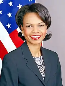 Former Secretary of StateCondoleezza Ricefrom California(2005–2009)
