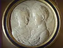 Desiderio da Settignano, Jesus and John the Baptist, 1455–57