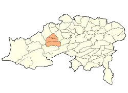 Location within the wilaya of Batna