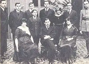 Alessandri Family, with two future presidents of Chile, year 1920.