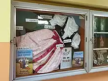 Female Cieszyn folk costume with featured elements (2nd Primary School in Ustroń