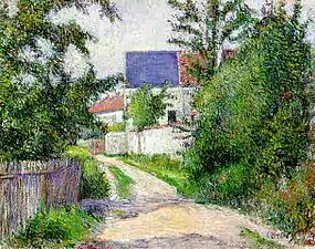Ruelle à Auvers-sur-Oise ("Lane in Auvers-sur-Oise"), c. 1903