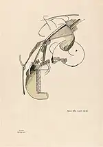 Francis Picabia, 1915, Fille née sans mère (Girl Born Without a Mother), work on paper, 47.4 x 31.7&nbsp;cm, Musée d'Orsay