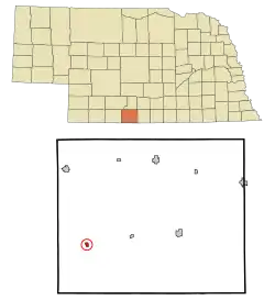Location of Wilsonville, Nebraska