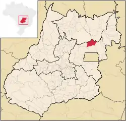 Location in Goiás state