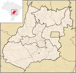 Location in Goiás state