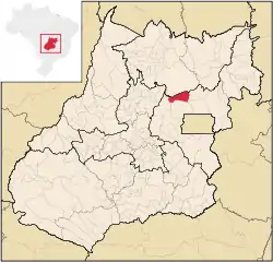 Location in Goiás state
