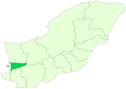 Location of Torkaman County in&nbsp;Golestan&nbsp;province