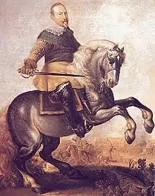 Image 15Gustavus Adolphus, victor at the Battle of Breitenfeld, 1631 (from History of Sweden)