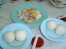 Image 83Hainanese chicken rice balls in Muar, Johor, Malaysia (from Malaysian cuisine)