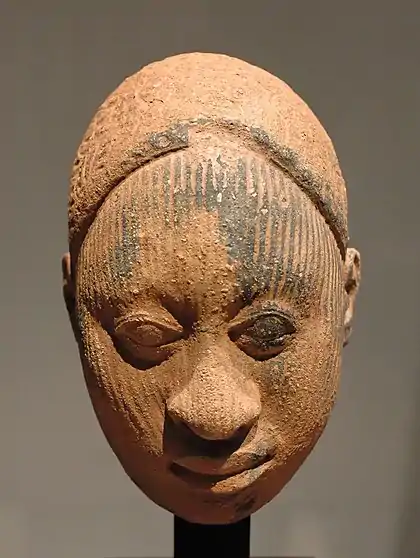 Ife head, terracotta, probably 12–14th centuries; height: 15.5 cm (6 in.)