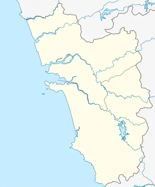 Divar is located in Goa
